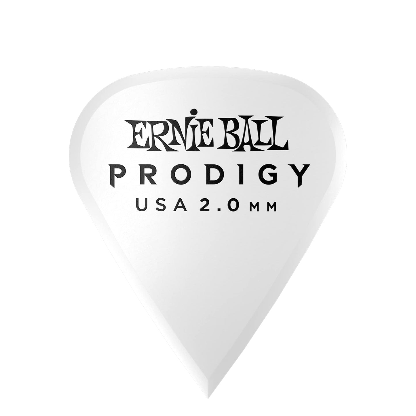 Ernie Ball Prodigy Guitar Picks Sharp White 2.0mm 6-pack (P09341)