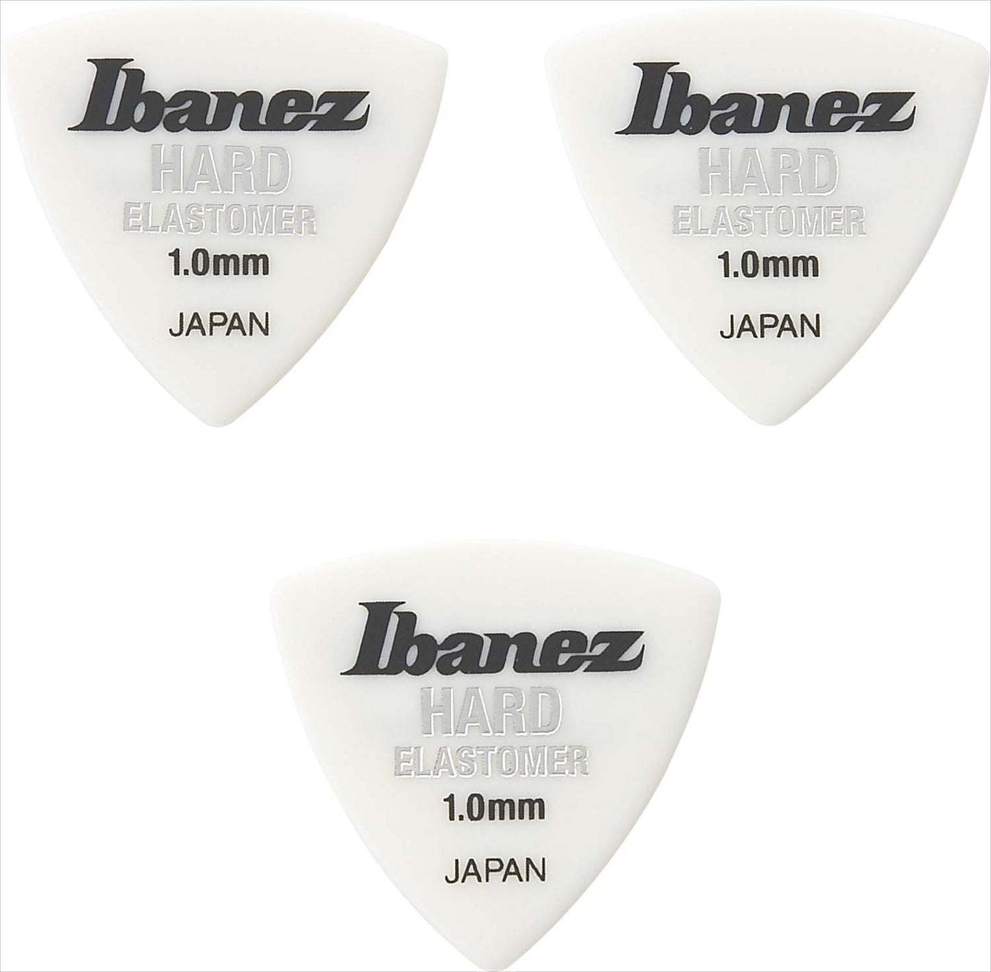 Ibanez Elastomer Series BEL8HD10 Hard 3 Pack 1.0mm Triangle