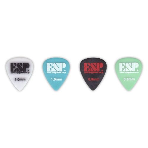 ESP/Sand Grip Pick PT-PS10 (Tear Drop) (Set of 5) (Green/0.8mm)