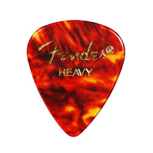 Fender Pick x 10 Teardrop Heavy-Shell