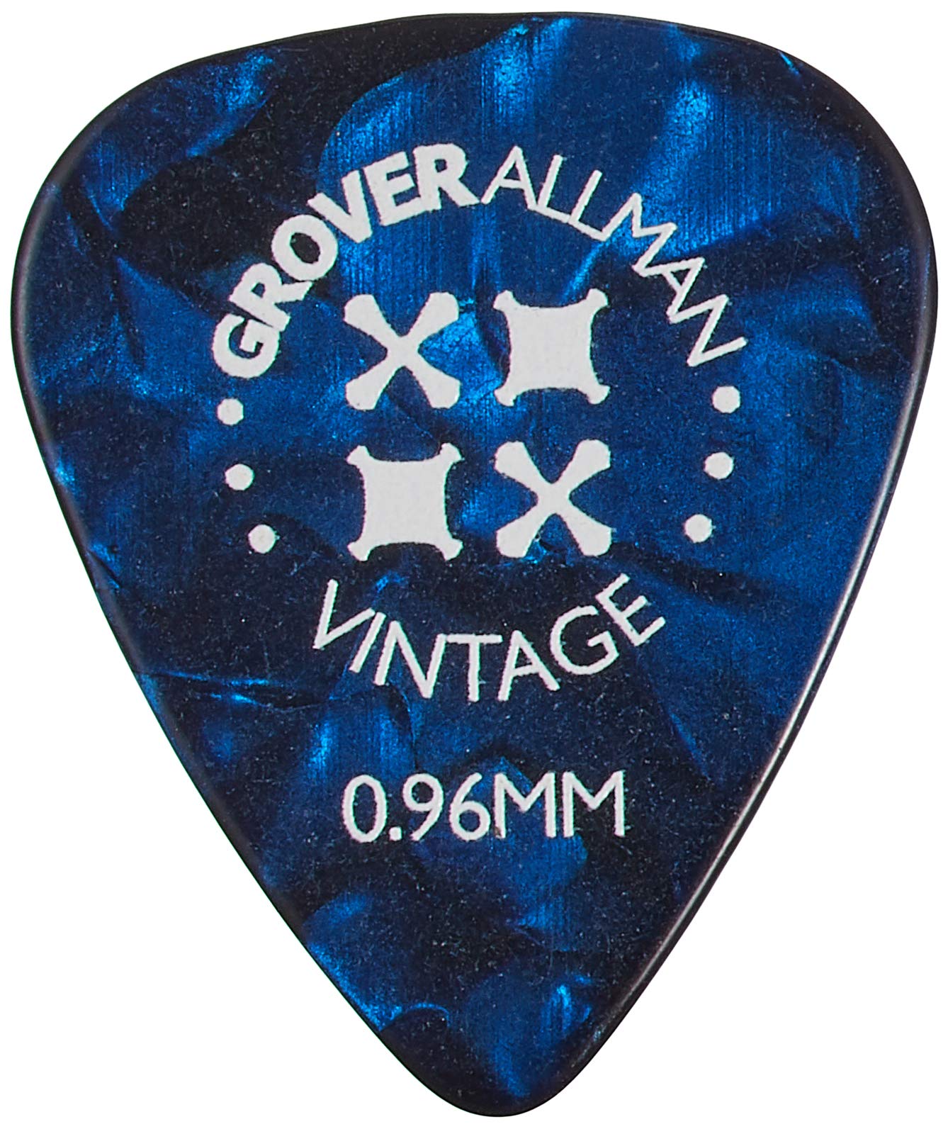 Grover Allman Vintage Celluloid Blue 0.038 inch (0.96 mm) 10 Sheets