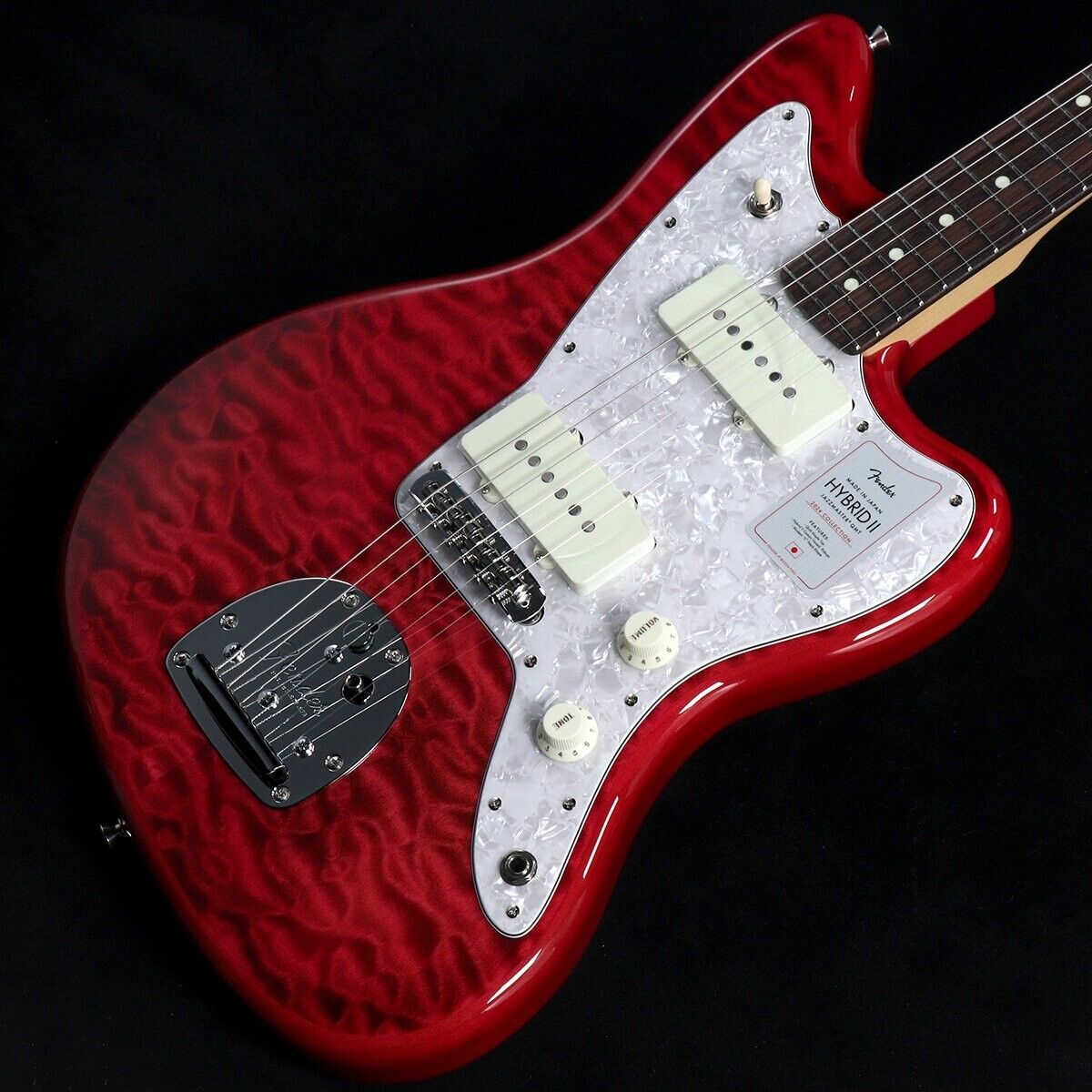 Fender Made in Japan 2024 Collection Hybrid II Jazzmaster QMT Rosewood Red  Beryl