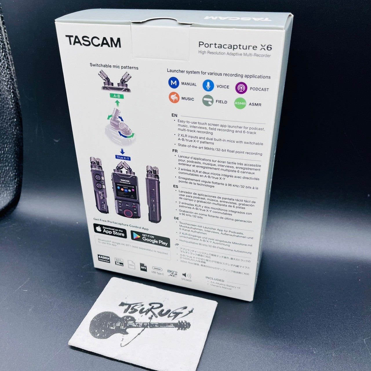 Tascam Portacapture X6 High Resolution Multi-Track Handheld Recorder New