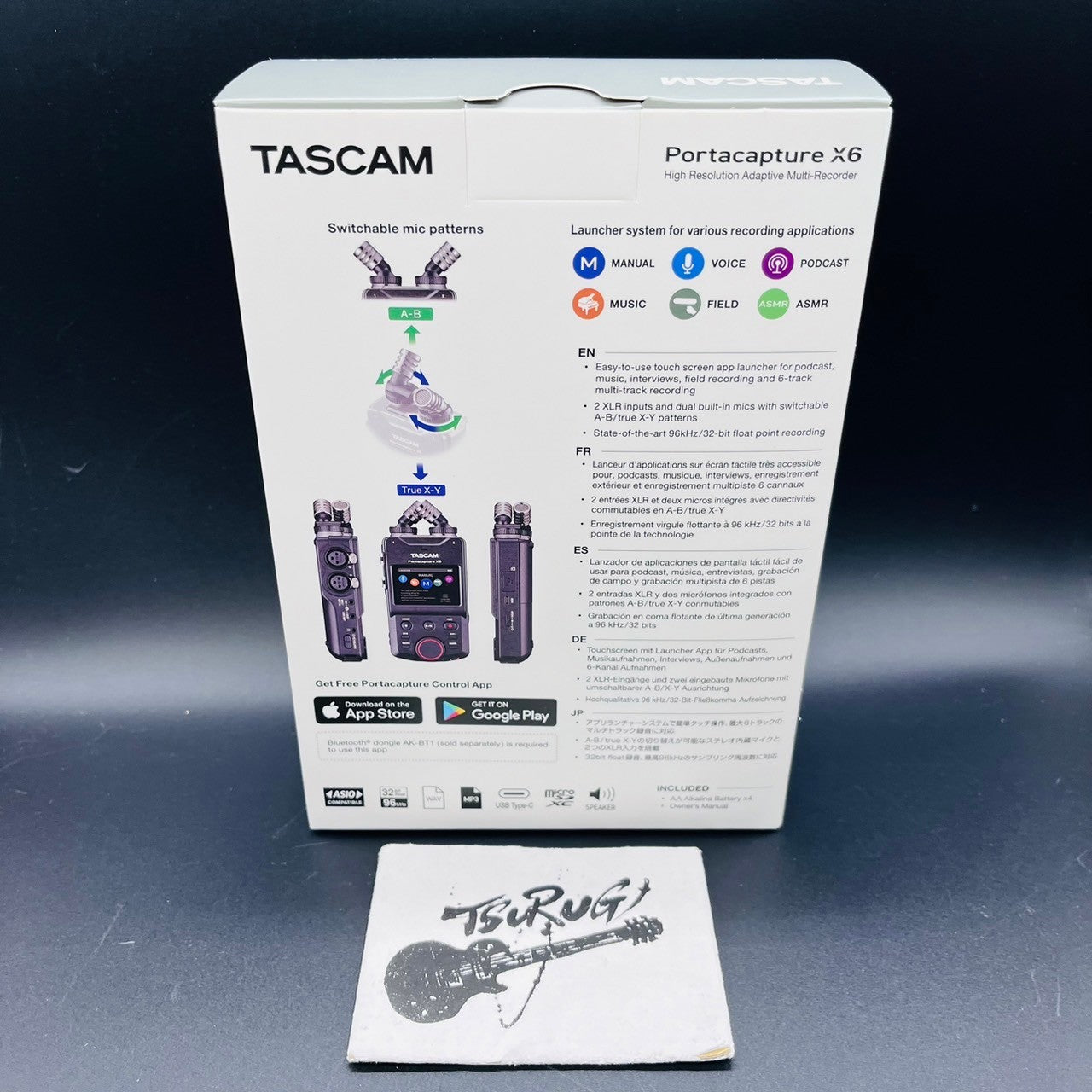 Tascam Portacapture X6 High Resolution Multi-Track Handheld Recorder New