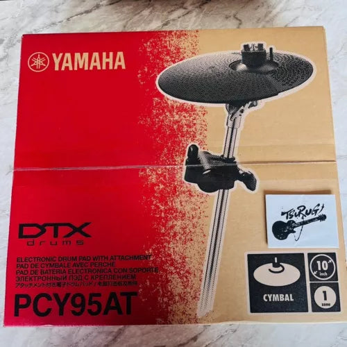 Yamaha PCY95AT Electronic Drum 10" Cymbal Pad Genuine Product w/Holder genuine