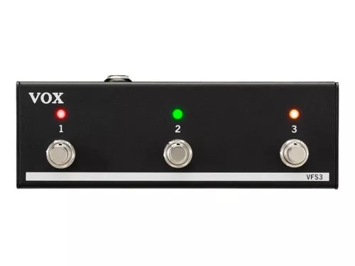 Vox VFS3 3 Button Footswitch for Mini Go Amps w/ Connecting cable genuine New