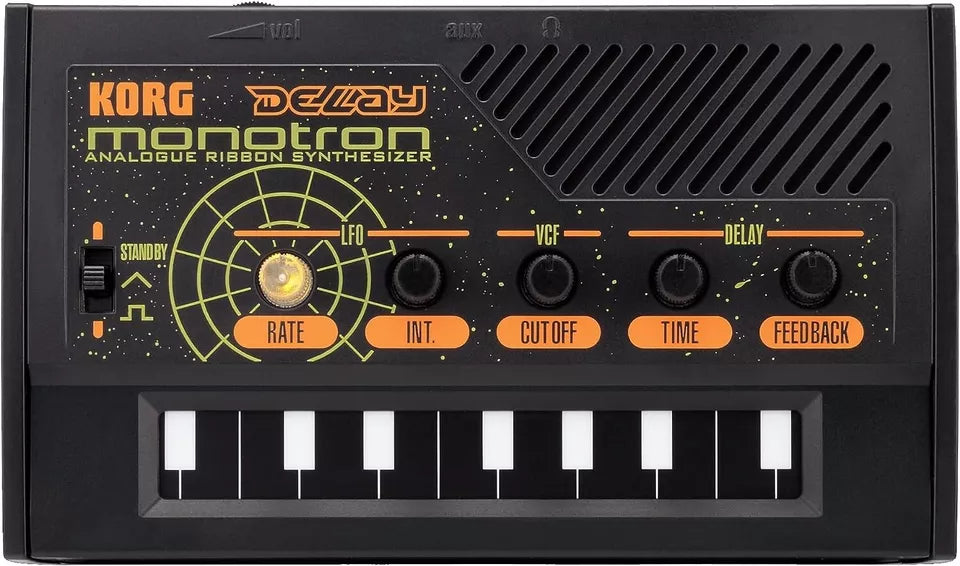 Korg Monotron Delay Analog Ribbon Synthesizer Portable Oscillator/Filter/LFO New