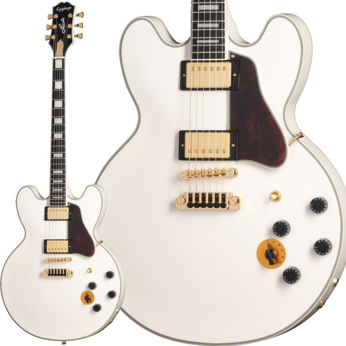 Epiphone BB King Lucille Bone White B.B. King Limited edition w/ hard case New