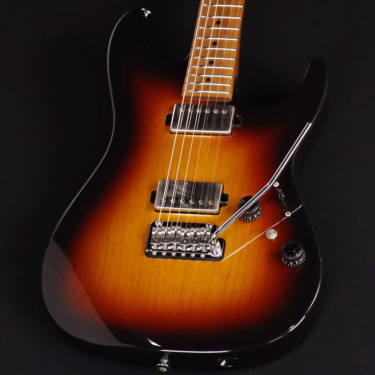 Ibanez Prestige AZ2402 Tri-Fade Burst Flat electric guitar w/hard case