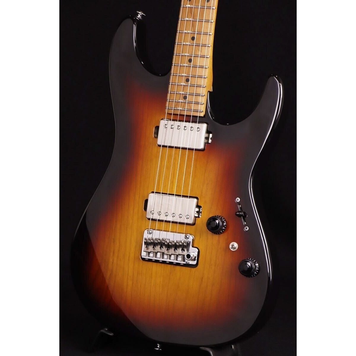 Ibanez Prestige AZ2402 Tri-Fade Burst Flat electric guitar w/hard case