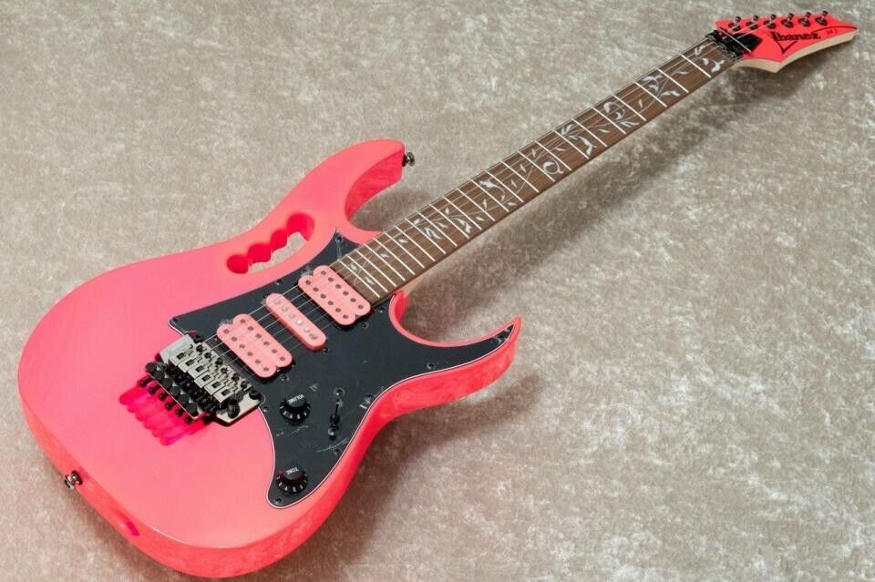 Ibanez JEMJRSP-PK Steve Vai signature 2023 model electric guitar w/soft case