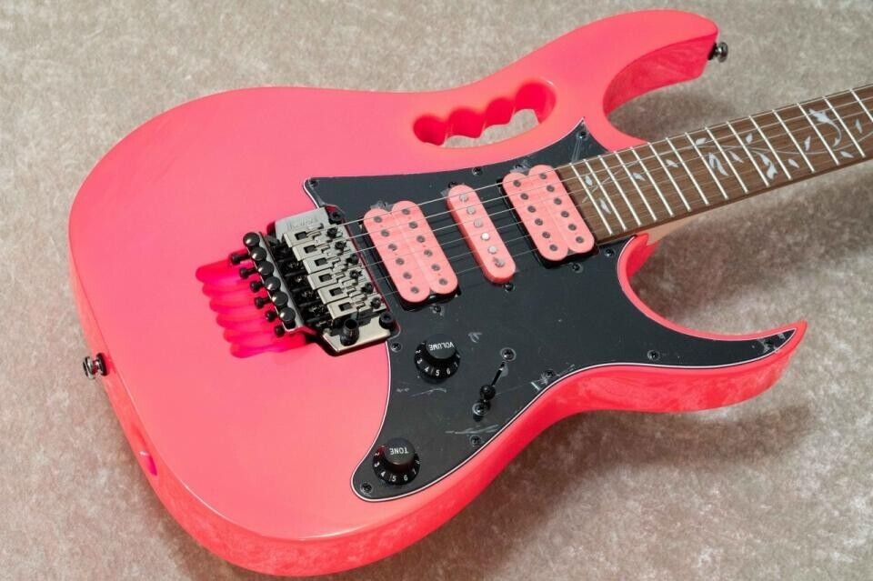 Ibanez JEMJRSP-PK Steve Vai signature 2023 model electric guitar w/soft case