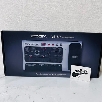 ZOOM V6-SP Vocal Processor Looper Formant Octave Pitch Correct Pedal genuine New