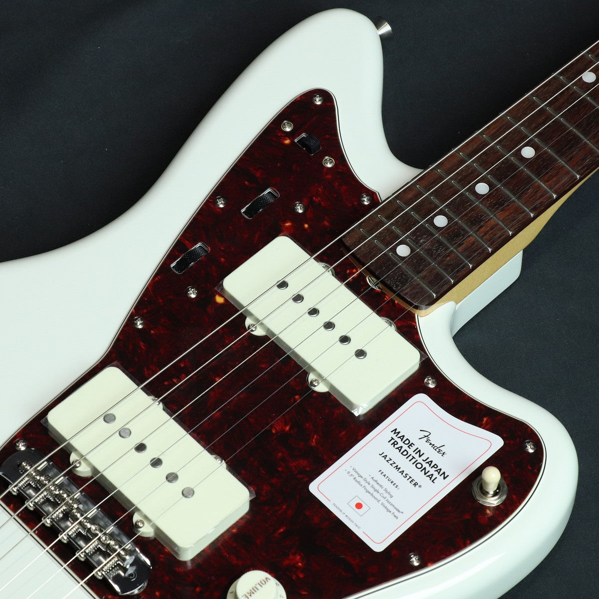 Fender Made in Japan Traditional 60s Jazzmaster Olympic White Guitar New w/bag