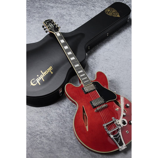 Epiphone Shinichi Ubukata ES-355 Custom Bigsby ver.02 Sixties Cherry w/ Hard Case New