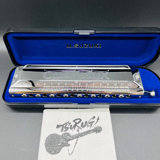 Suzuki SCX-64 Chromatic Harmonica 16 Holes 64 Sound Standard w/Plastic Case