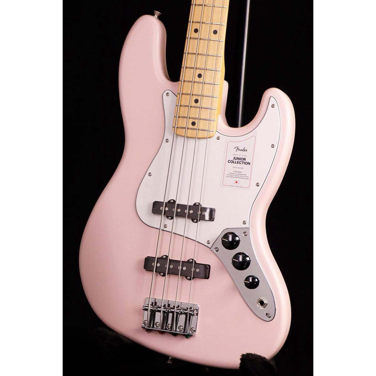 Fender Made in Japan Junior Collection Jazz Bass Satin Shell Pink w/Gig Bag New