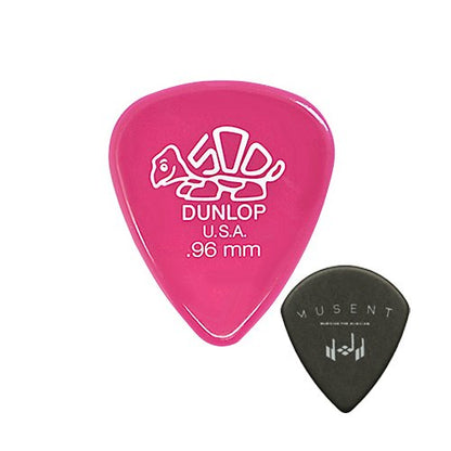 Jim Dunlop Delrin Pick 12 Pack Gym Dunlop Delrin Pick with 0.96mm & Muse