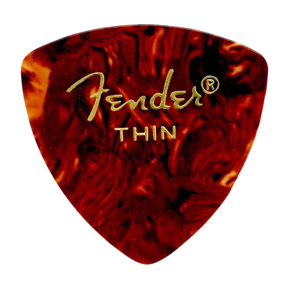 Fender 346 Shape Picks Shell Thin Guitar Picks x 12 Pieces