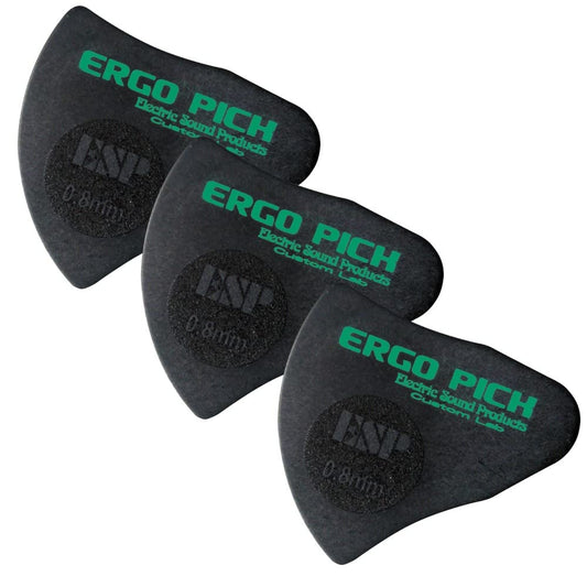 [Set of 3 pieces] ESP ERGO PICK 08 [0.8mm] New idea pick designed based