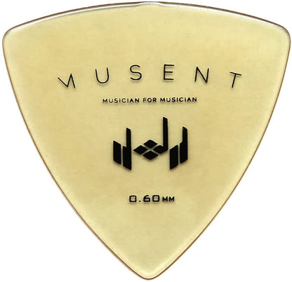 Musent Made in Japan Standard Triangle Pick   0.60-1.00mm Thick Trial Se