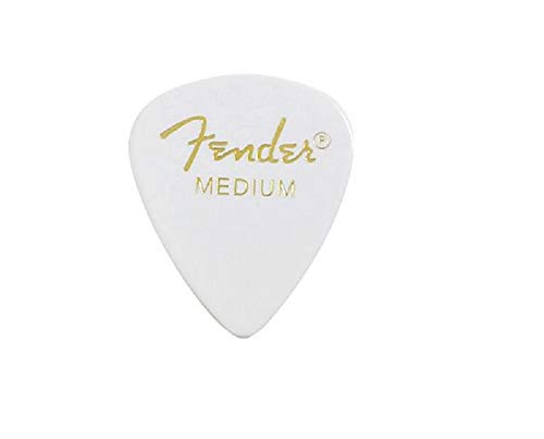 Fender Picks x 10 Teardrop MEDIUM-WHT