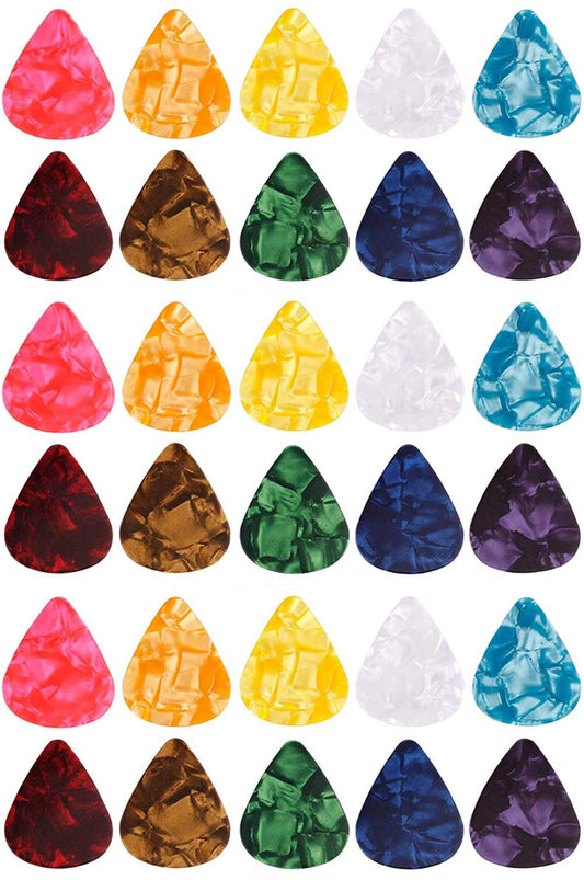 Tigre Amore Guitar Picks Medium Guitar Picks Teardrop 30-Piece Set