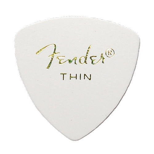 Fender Picks x 10 Pieces Triangle Thin – Wht