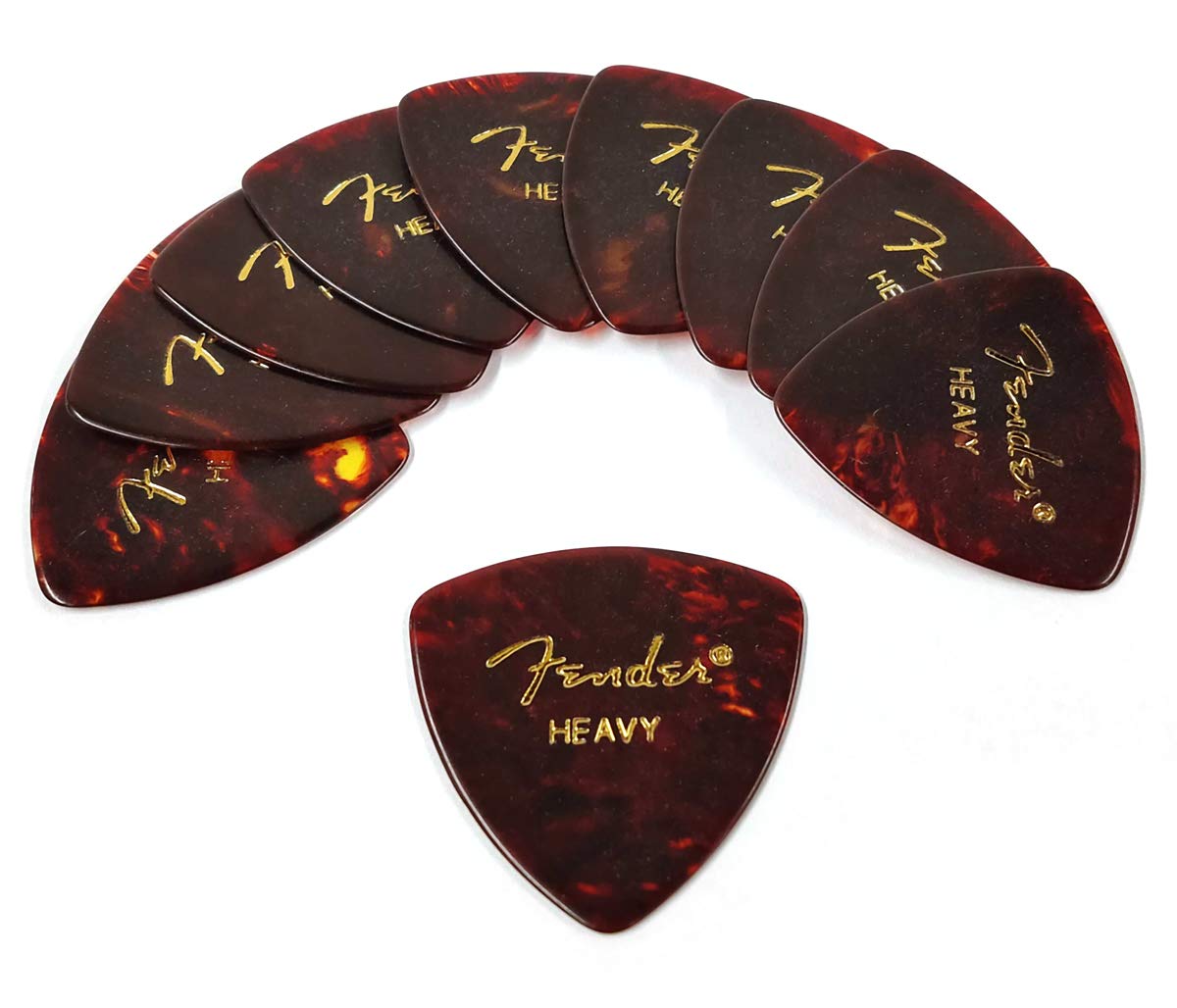 Fender Picks x 10 Pieces Triangle Heavy – shell