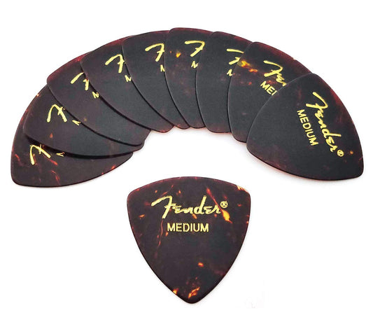 Fender Picks x 10 Pieces Triangle Medium – Shell