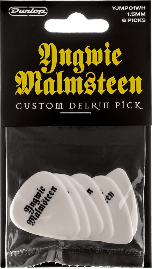 JIM DUNLOP Yngwie Malmsteen 1.5mm Custom Delrin Guitar Picks  6 Pack (YJ