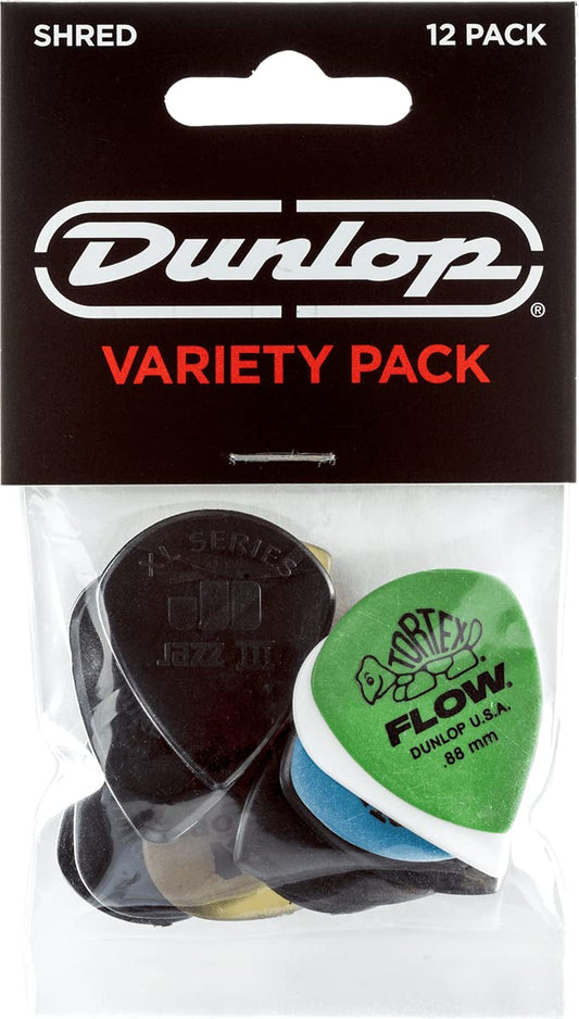 Dunlop Shred Variety Pack Guitar Picks  12 Pack