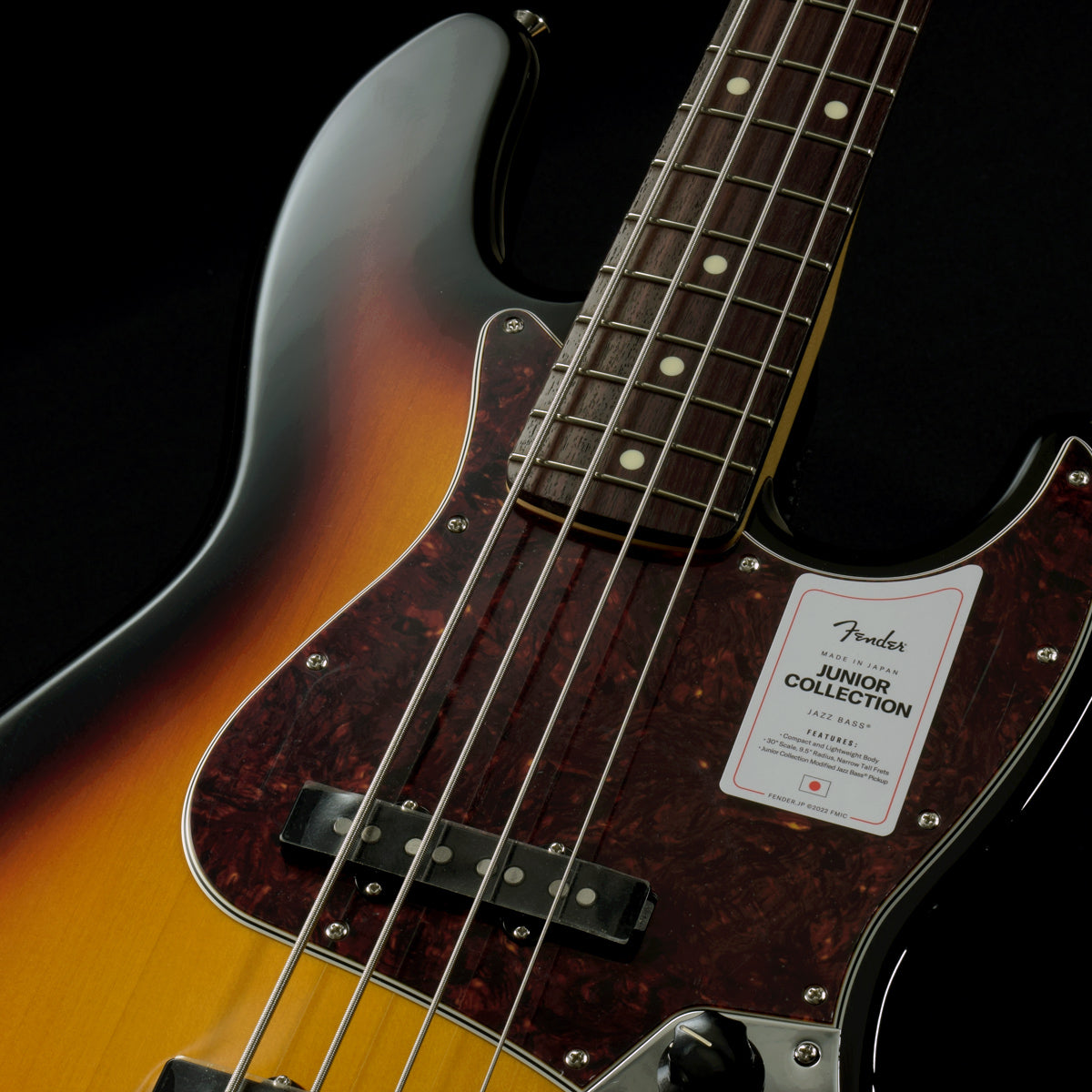 Fender Made in Japan Junior Collection Jazz Bass Bass Guitar 3-Color Sunburst