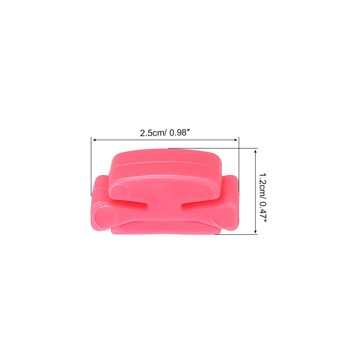 uxcell Plastic Guitar Pick Holder Pink Fixing Headstock Between 3rd and