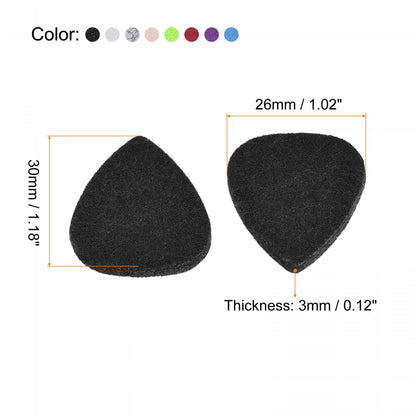 uxcell Felt Guitar Picks Guitar Accessories for Acoustic Guitar Electric