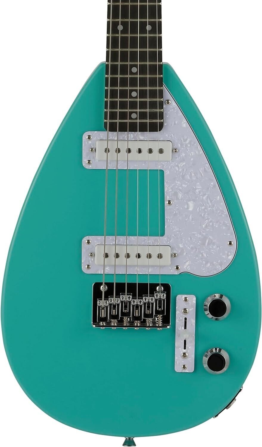 VOX Mark III MINI AG Aqua Green Mini Guitar Marble Teardrop w/Gig Bag New