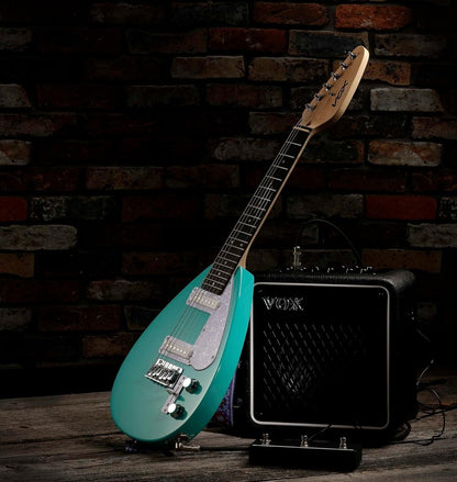 VOX Mark III MINI AG Aqua Green Mini Guitar Marble Teardrop w/Gig Bag New