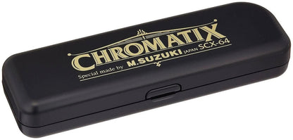 Suzuki SCX-64 Chromatic Harmonica 16 Holes 64 Sound Standard w/Plastic Case