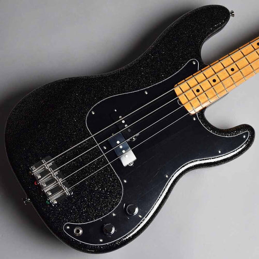 Fender Made in Japan J Precision Bass Black Gold Signature Electric Bass Guitar