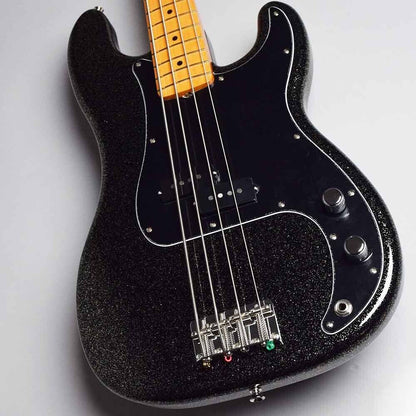 Fender Made in Japan J Precision Bass Black Gold Signature Electric Bass Guitar