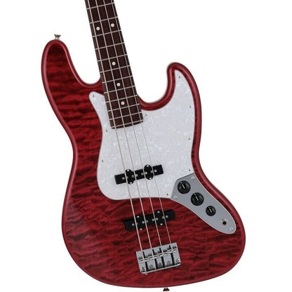 Fender Made in Japan 2024 Collection Hybrid II Jazz Bass Quilt Red Beryl w/gig