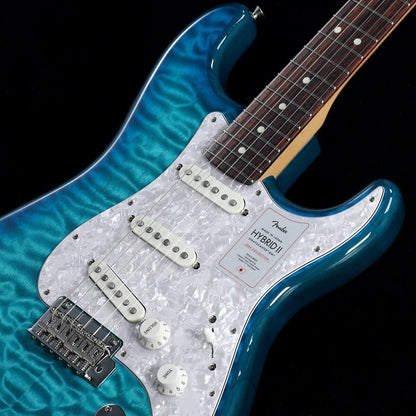 Fender Made in Japan 2024 Collection Hybrid II Stratocaster QMT Aquamarine