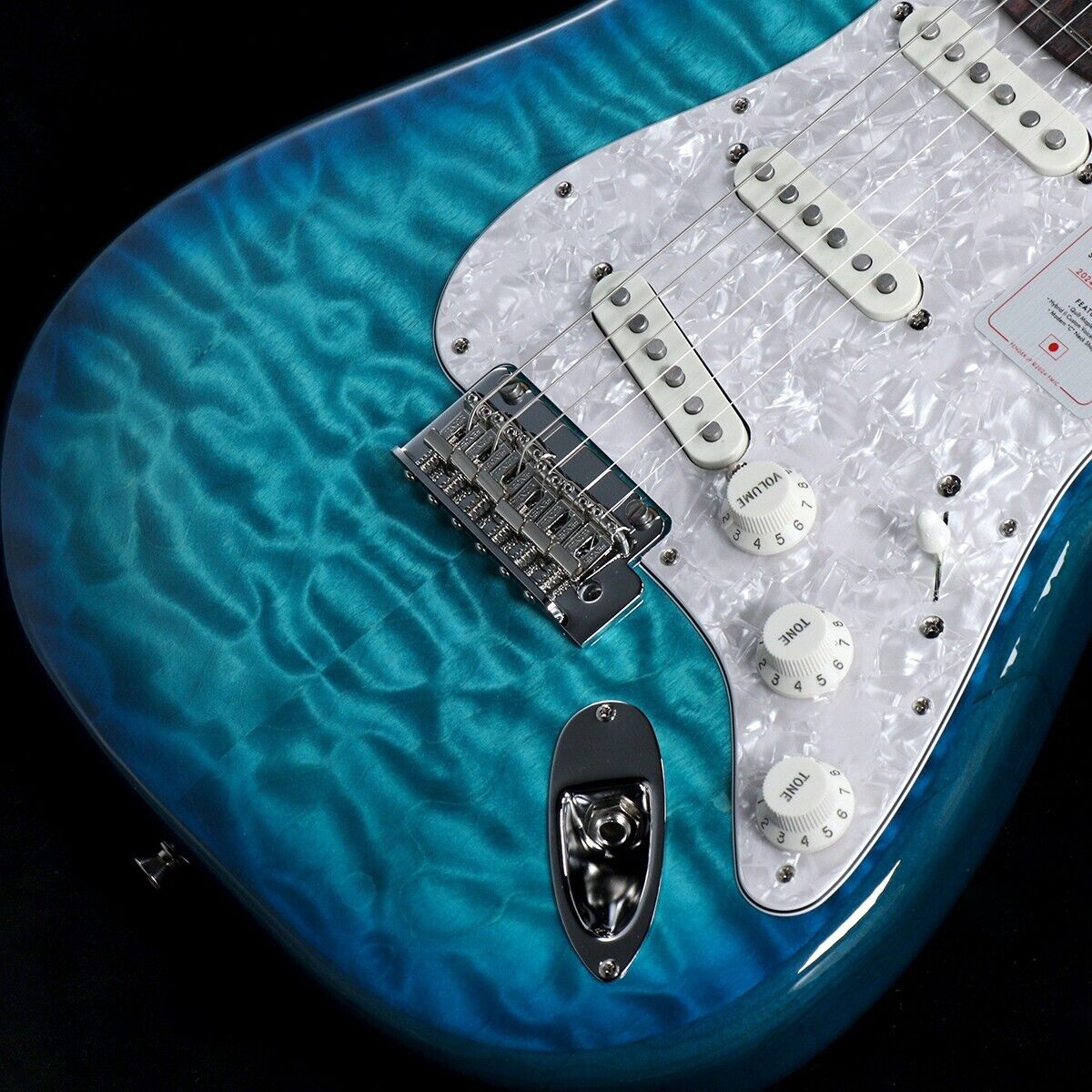 Fender Made in Japan 2024 Collection Hybrid II Stratocaster QMT Aquamarine