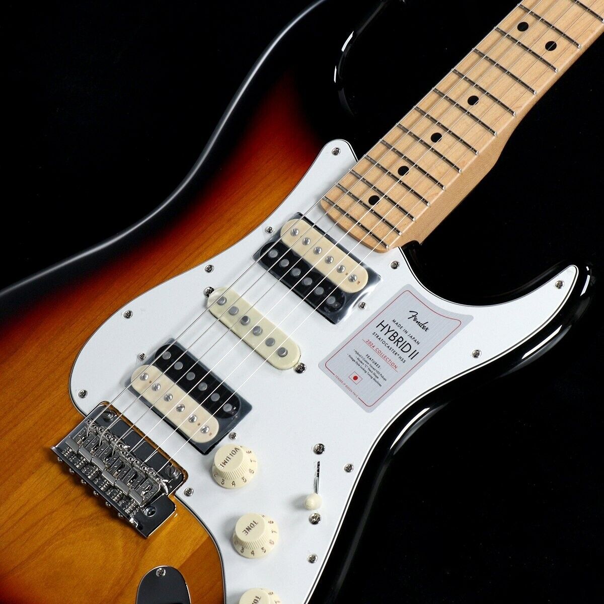 Fender Made in Japan 2024 Collection Hybrid II Stratocaster HSH 3-Color Sunburst