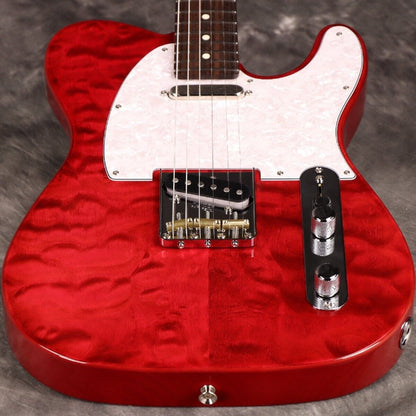 Fender Made in Japan 2024 Collection Hybrid II Telecaster QMT FB Red Beryl