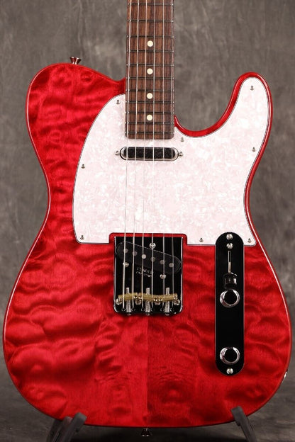 Fender Made in Japan 2024 Collection Hybrid II Telecaster QMT FB Red Beryl