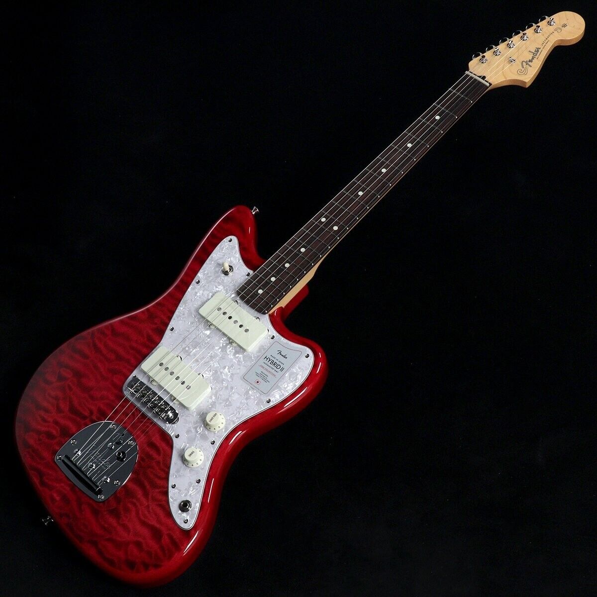 Fender Made in Japan 2024 Collection Hybrid II Jazzmaster QMT Rosewood Red  Beryl