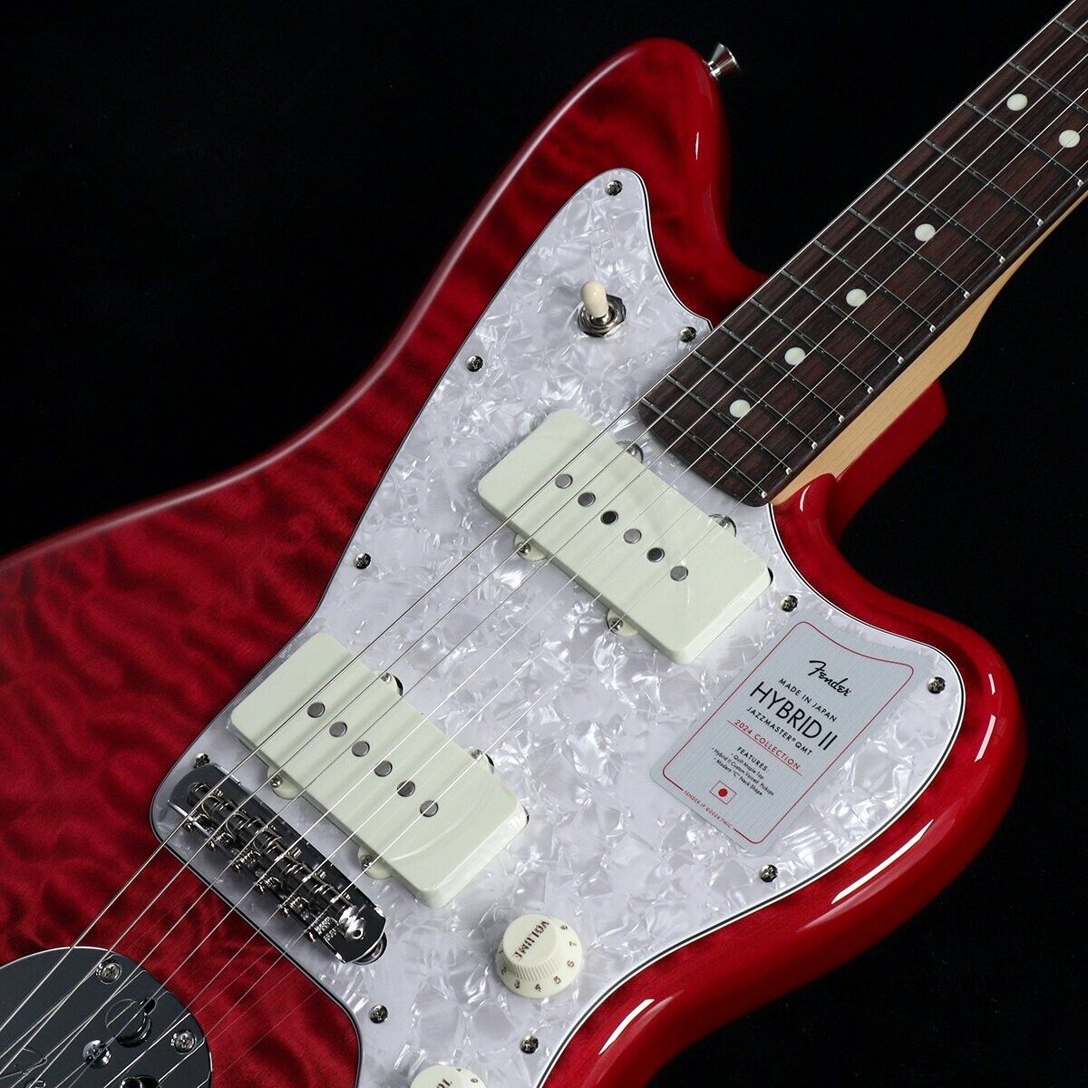 Fender Made in Japan 2024 Collection Hybrid II Jazzmaster QMT Rosewood Red  Beryl