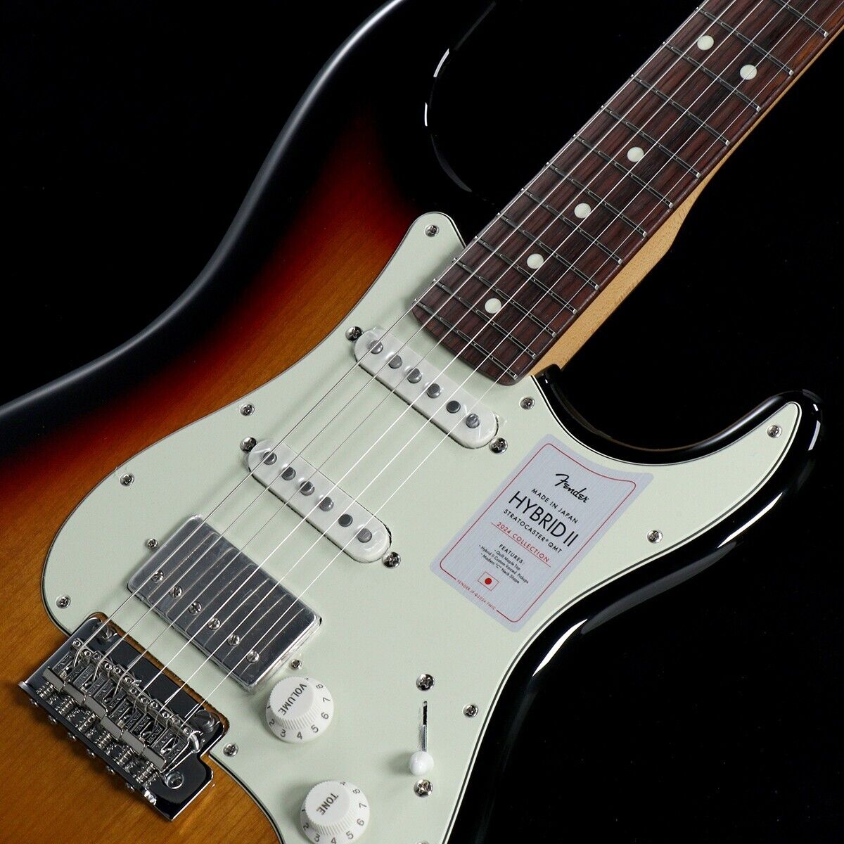 Fender Made in Japan 2024 Collection Hybrid II Stratocaster HSS 3-Color Sunburst