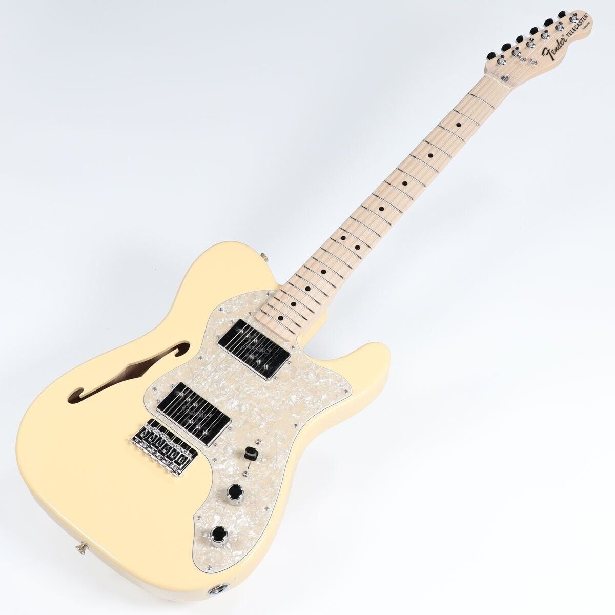 Fender FSR Made in Japan Traditional 70s Telecaster Thinline Maple Vintage White